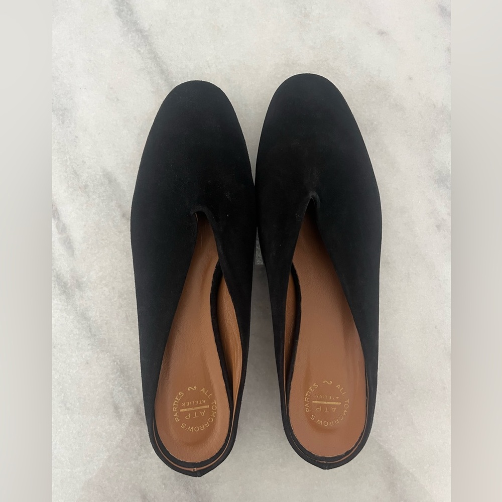 ATP Atelier All Tomorrows Parties Suede Mules